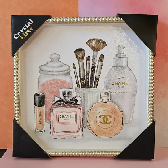 ๐Framed Wall Art by Crystal Luxe-Featuring LUXE Brand, Makeup & Cosmetics ๐ - Picture 1 of 11
